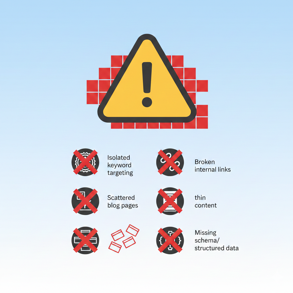 things to avoid during semantic seo